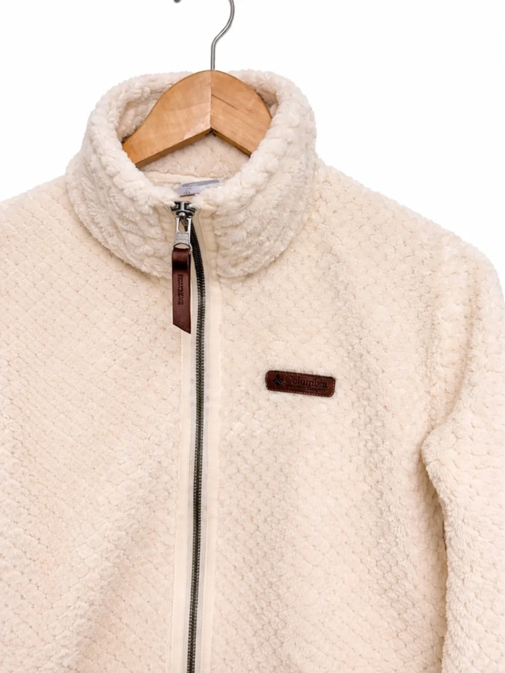 Columbia Sherpa Fleece Jacket Cozy Full Zip Soft Women’s S - Picture 3 of 6